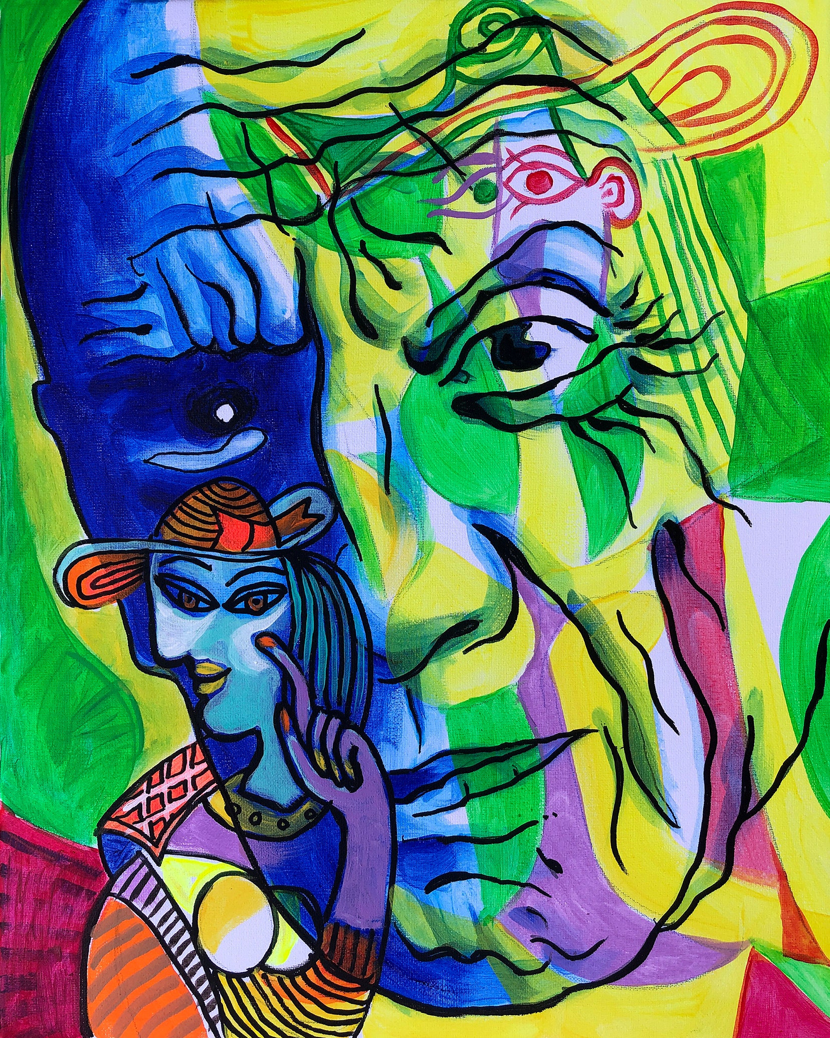 Canvas Art Contemporary Decorative Portrait of Pablo Picasso Modern