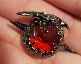 Sylus Crow Pin, Love and deepspace, main character sylus matching dress Brooch,  Sylus Jewelry ,COSPLAY PROP, Metal, US Seller