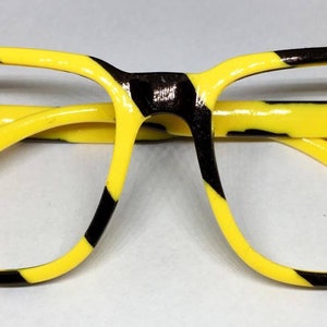 hand painted 707 glasses Mystic Messenger cosplay prop image 2