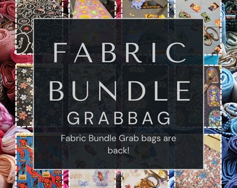 Fabric Bundle Grab bag, Random fabric Bundle packs, Blind box Style (Could be Hello kitty, Star wars, or Generic fabric)