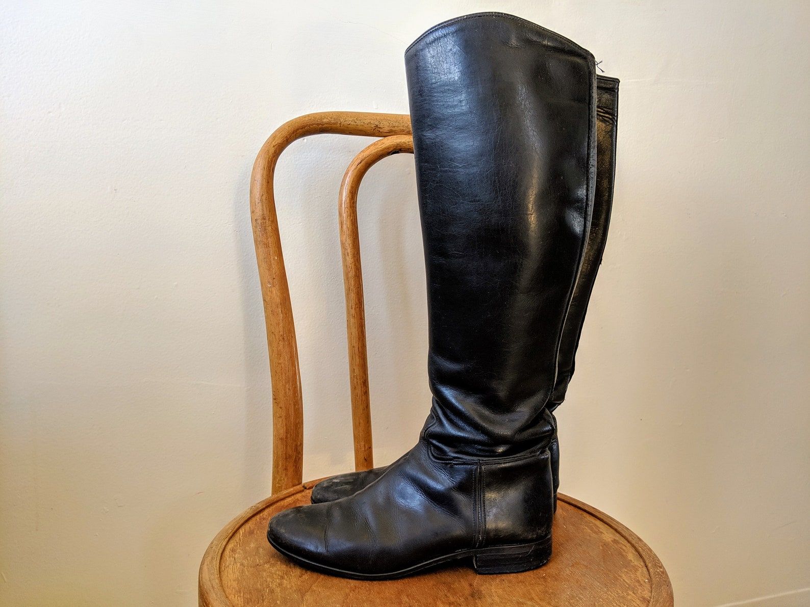 Vintage E. VOGEL Distressed Equestrian Dressage Boots Black - Etsy Canada