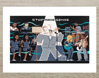 Stop Making Sense - Talking Heads A24 Posca Print (A5)