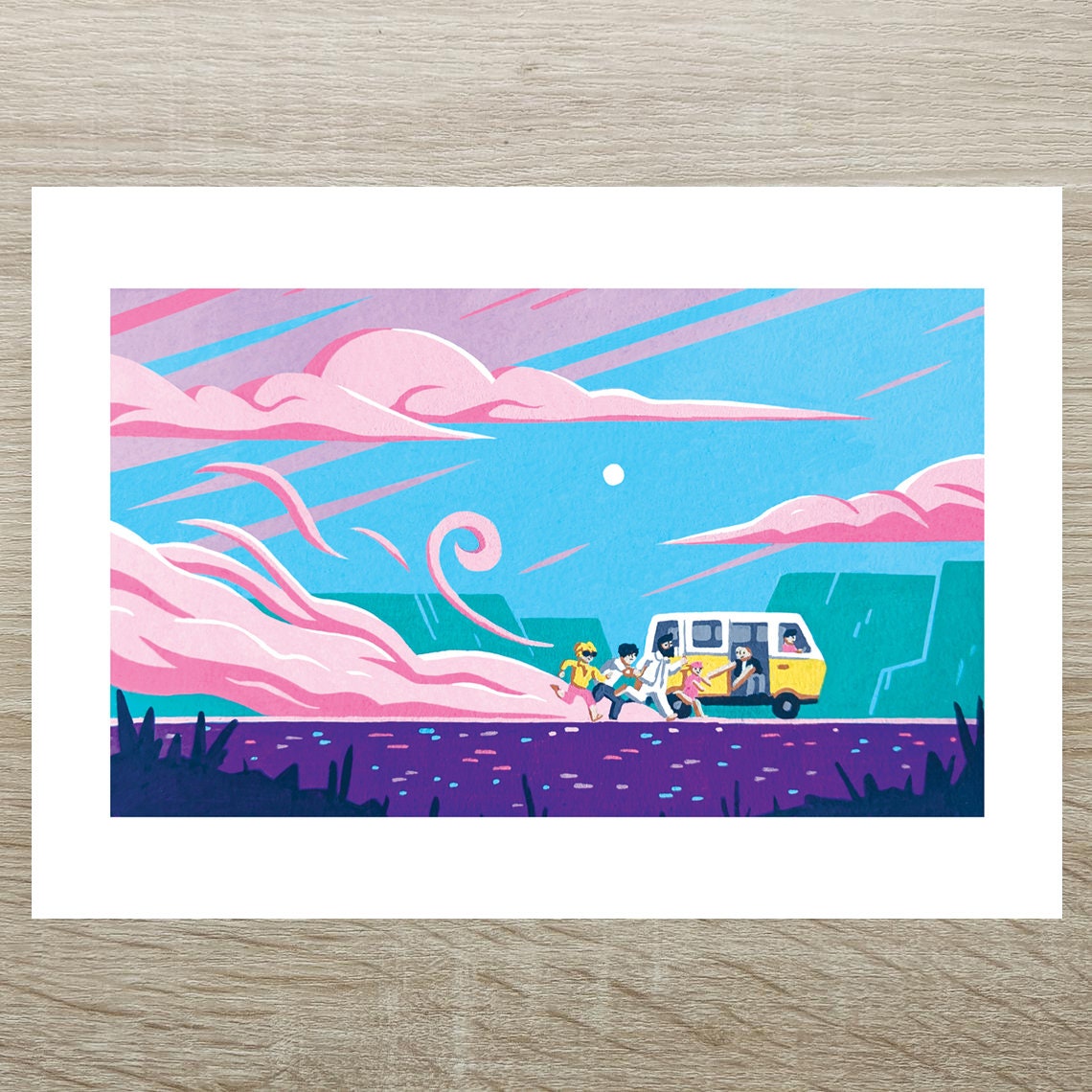 Little Miss Sunshine - Steve Carell Movie Posca Print (A5)