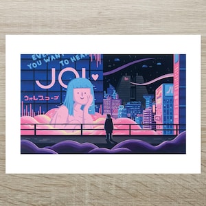 Blade Runner 2049 - Joe & JOI Posca Print (A5)