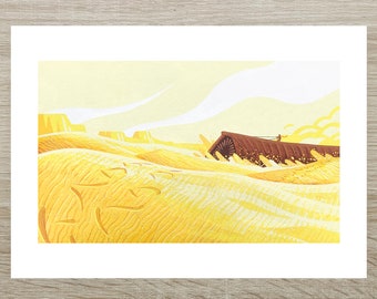 Dune Part Two - Sandworm Posca Print (A5)