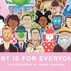 Art is for Everyone Sketchbook of Artists, 32 pages image 1