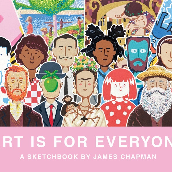 Art is for Everyone - Sketchbook of Artists, 32 pages