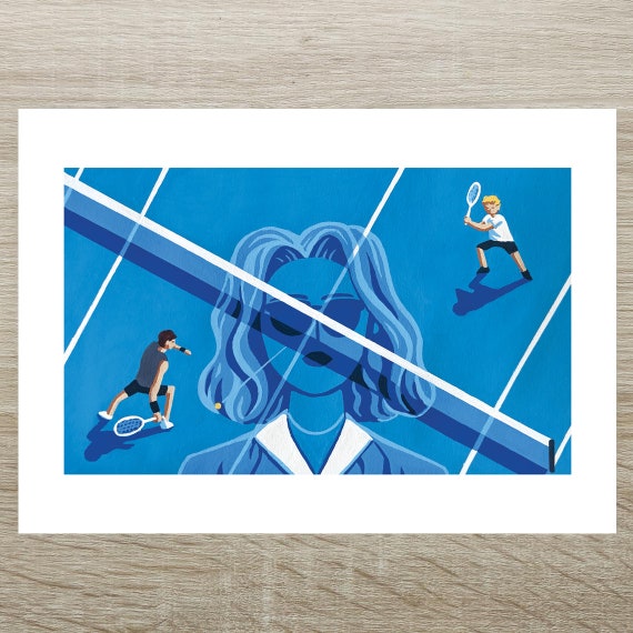 Challengers - Zendaya Tennis Posca Print (A5)