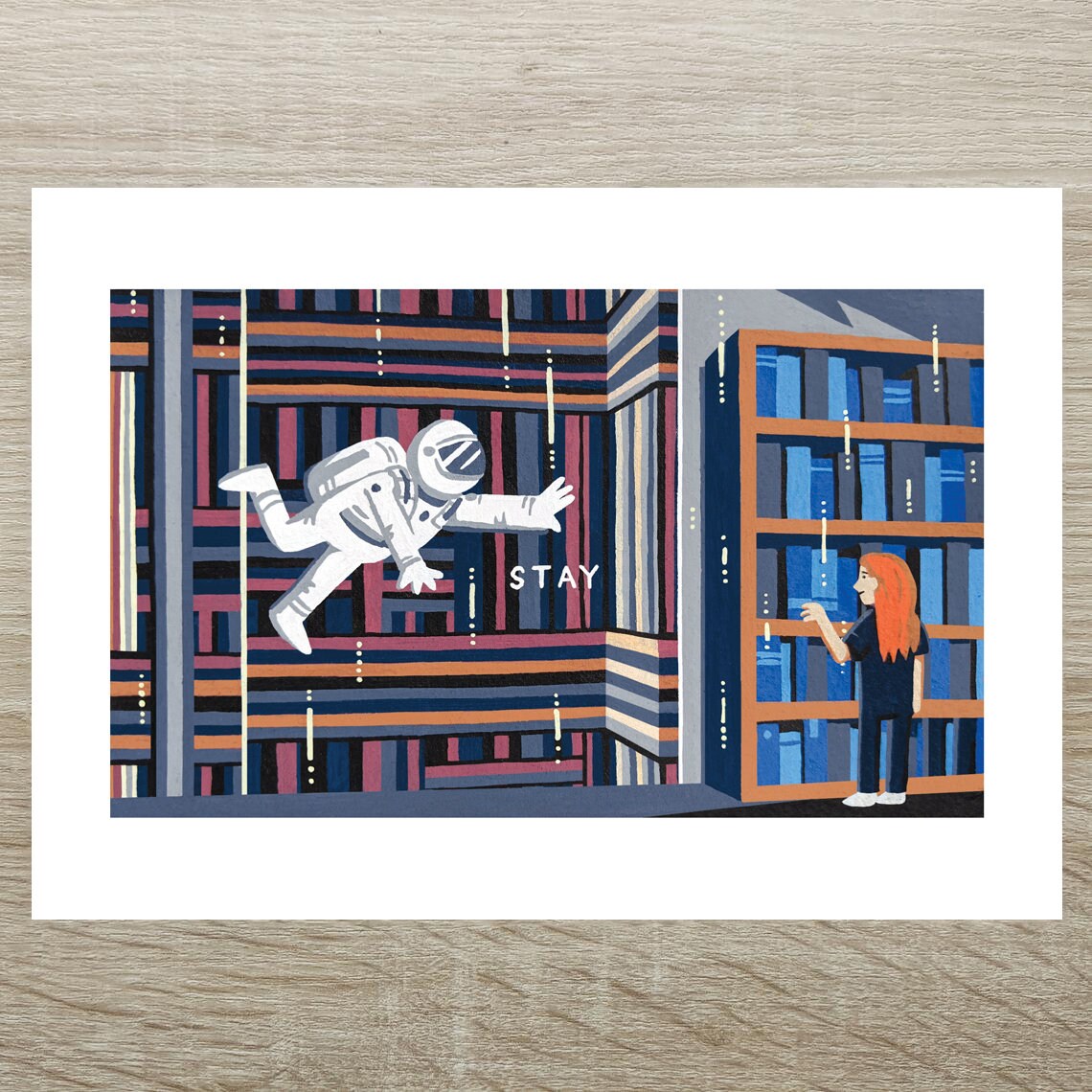 Interstellar - Make Him Stay, Murph Posca Print (A5) - Etsy