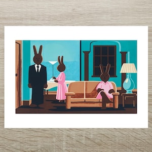 Inland Empire - David Lynch Rabbits Posca Print - Etsy