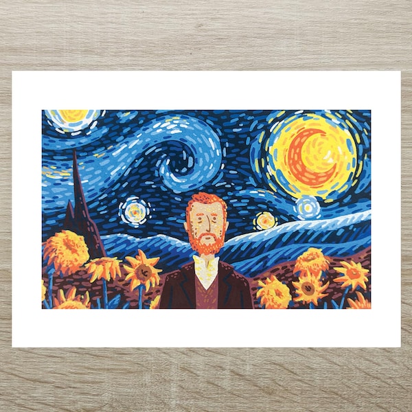 Van Gogh - Posca Print (A5)