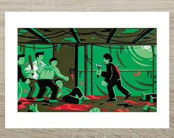 Oldboy - Park Chan Wook Posca Print (A5)