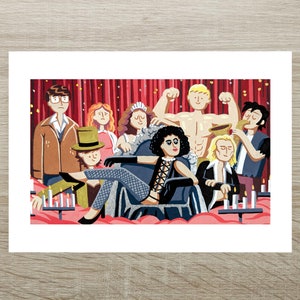 Rocky Horror Picture Show - Frank N Furter Posca Print (A5)