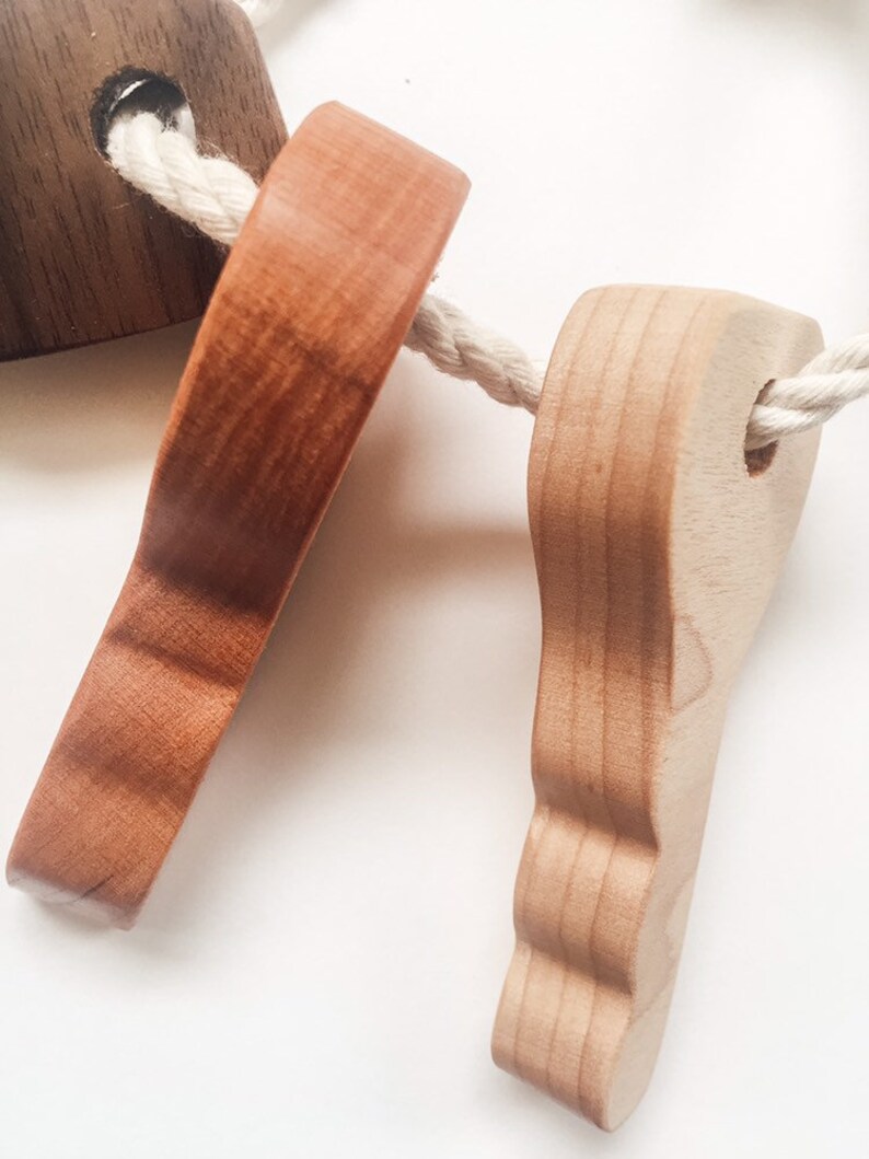 Wooden Toy Keys organic safe and natural for baby Etsy