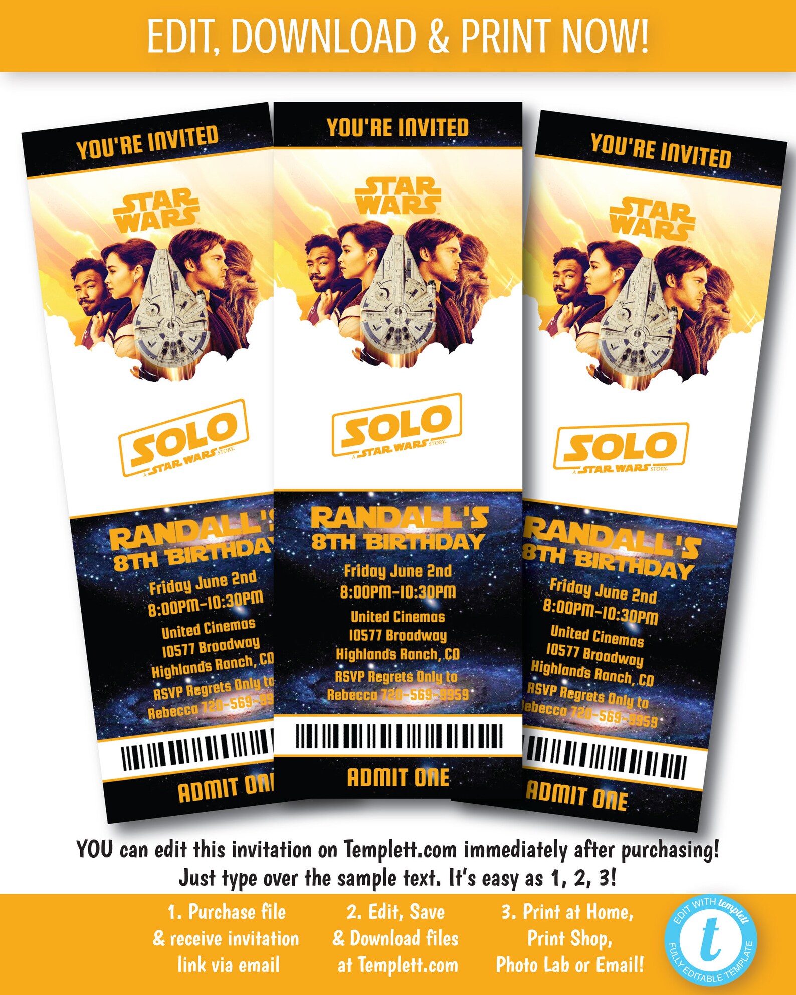 free star wars movie tickets