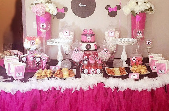 Printable Minnie Mouse Party Kit Digital Minnie Mouse Etsy
