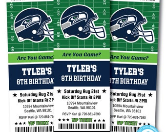 TradeMart Inc 482351 Amscan Seattle Seahawks Collection Party Invitations & Thank You Card Sets 6 Ct TradeMart Inc 482351 Amscan Seattle Seahawks Collection Party Invitations & Thank You Card Sets 6 Ct