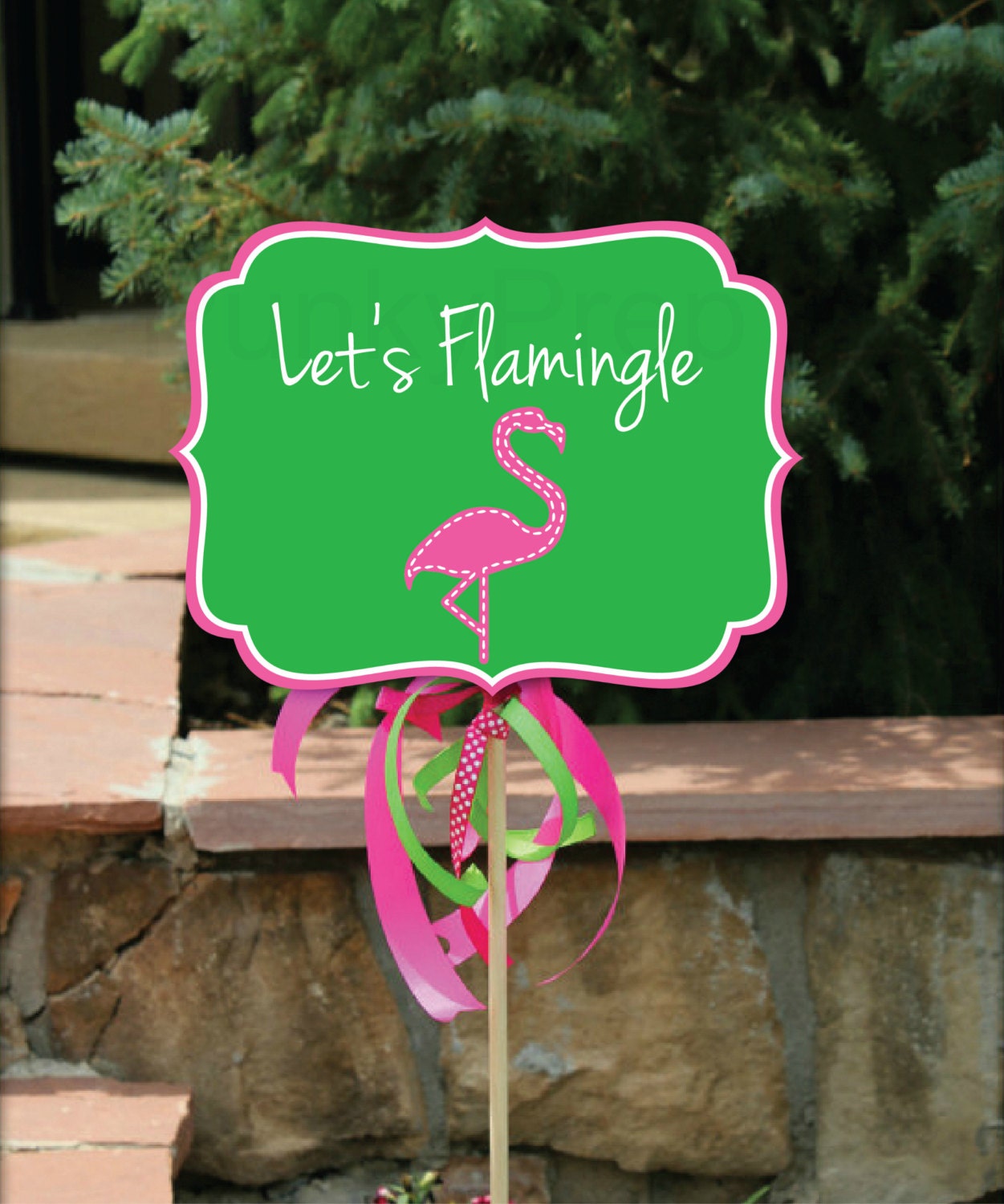 Flamingo Yard Signs 3 Styles Flamingo Birthday Flamingo Etsy