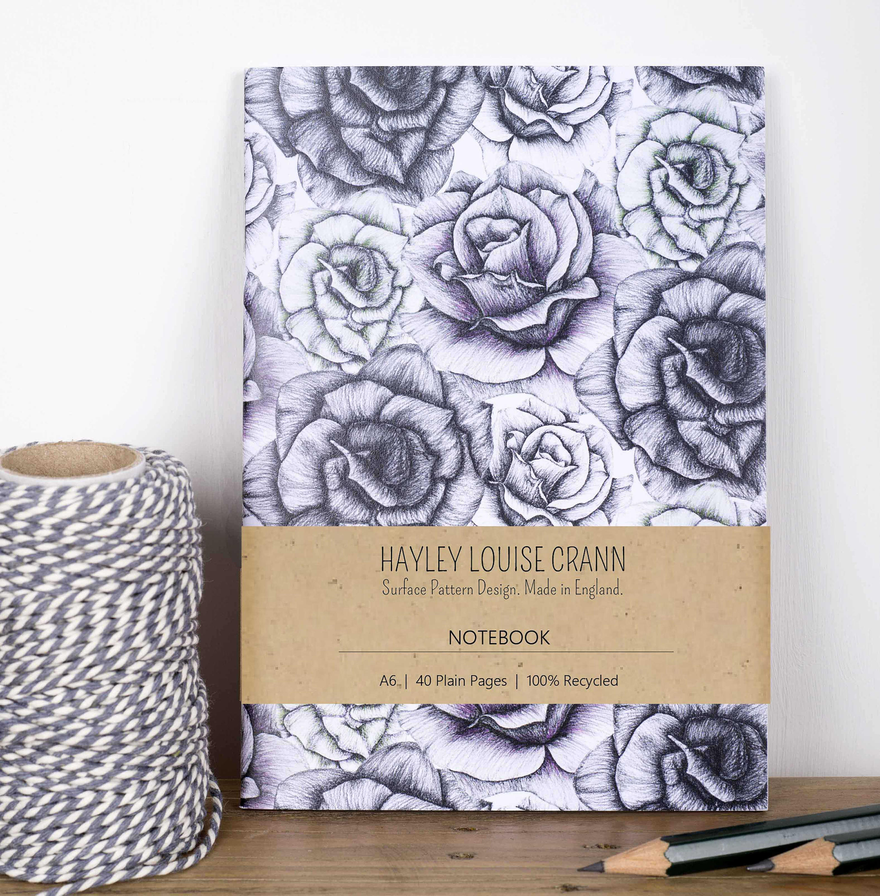 SALE Rose Notebook, Pocket Book, Jotter, Notepad, Nature Design, Nature ...