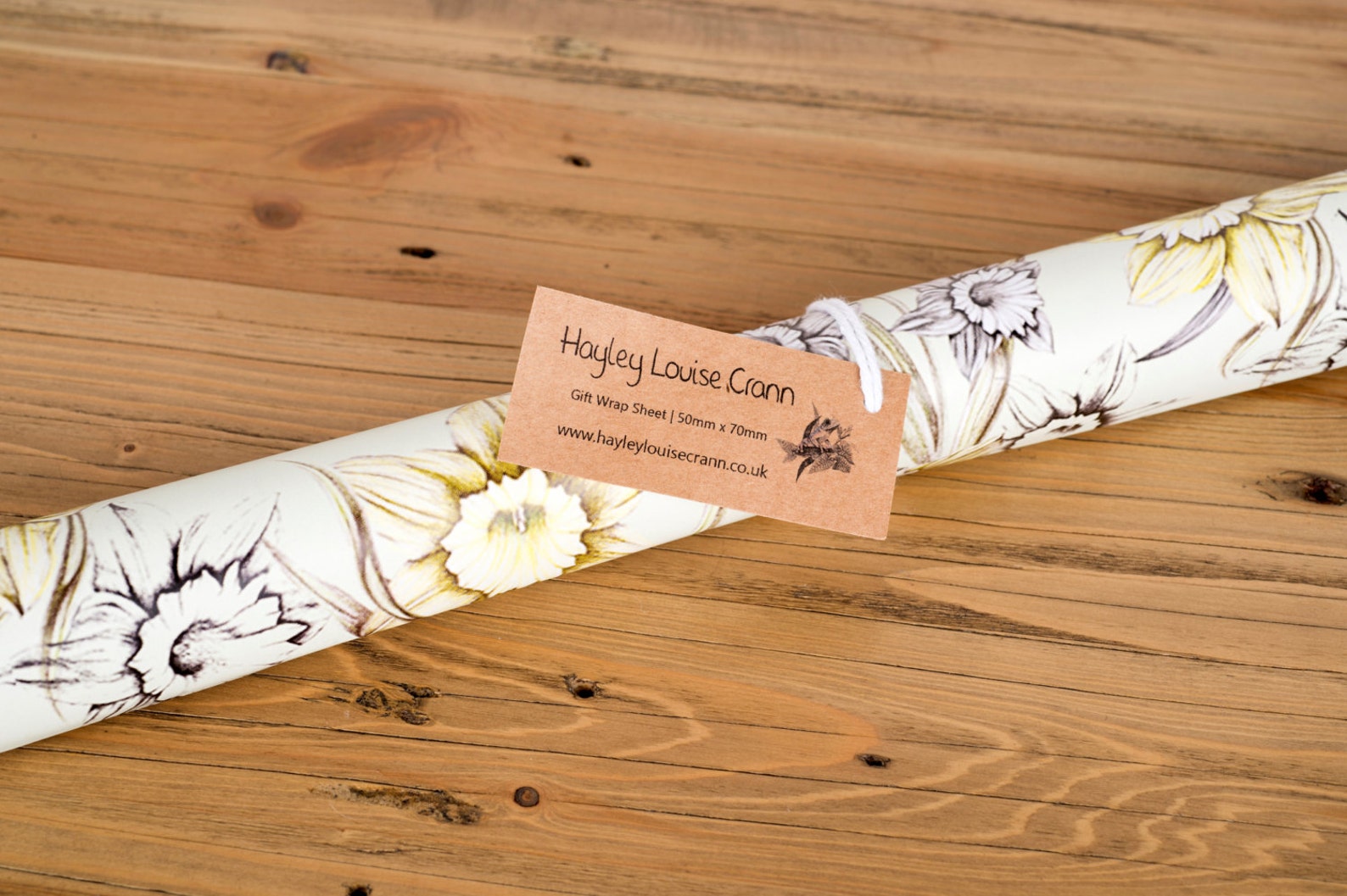 SALE Daffodil Gift Wrap Wrapping Paper Nature Wrap Etsy