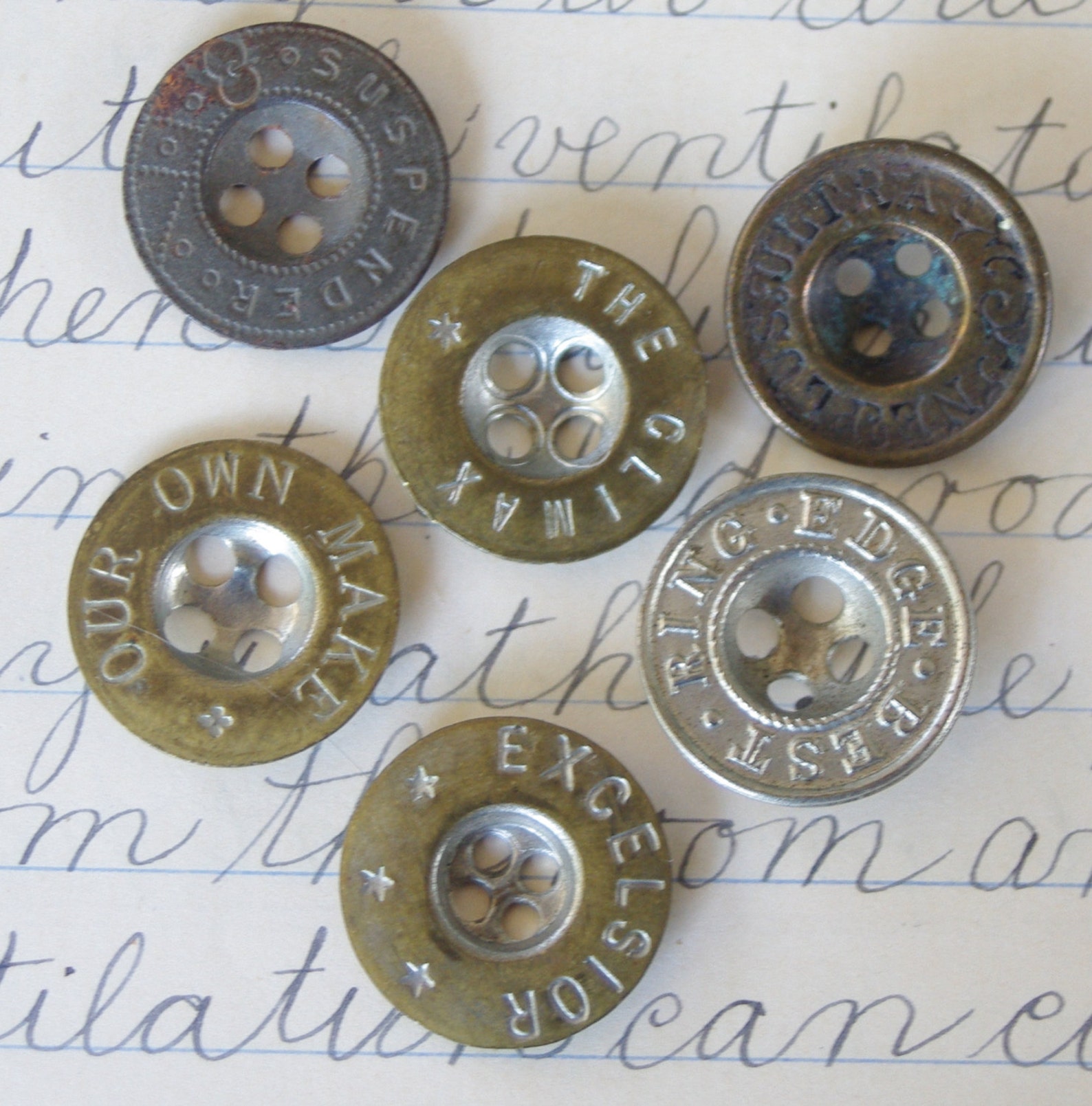 Antique Buttons Victorian Gentlemen's Pants Button Etsy