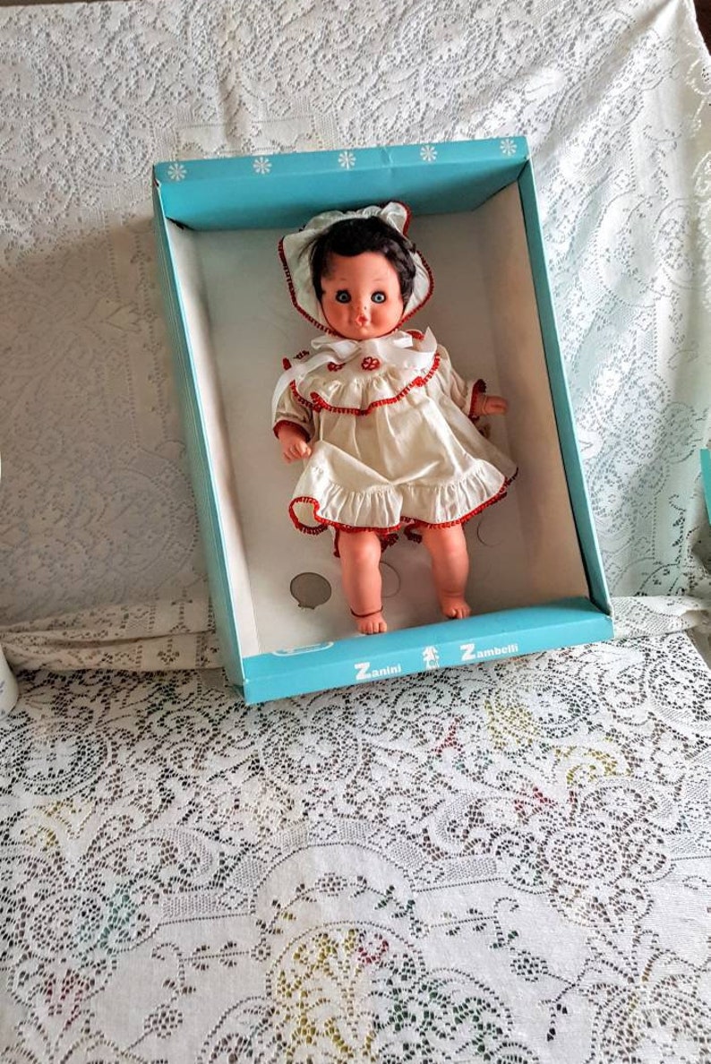 Vintage Zanini Zambelli Baby Doll Cloth Body Sears 1980s image 0