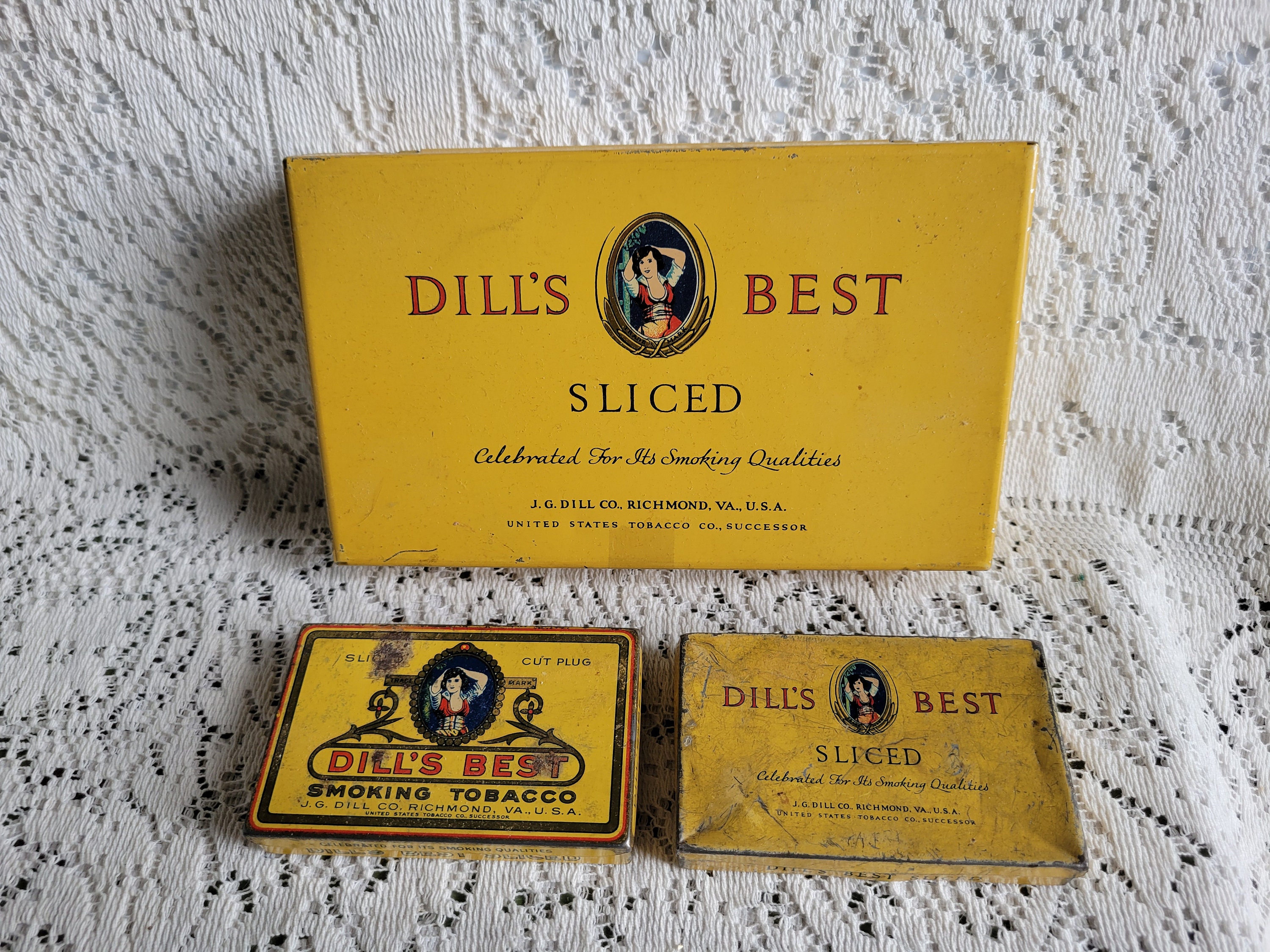 1930's tobacco tin - Etsy 日本