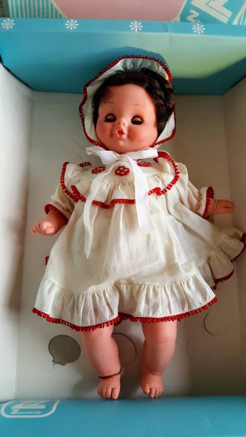 Vintage Zanini Zambelli Baby Doll Cloth Body Sears 1980s image 1
