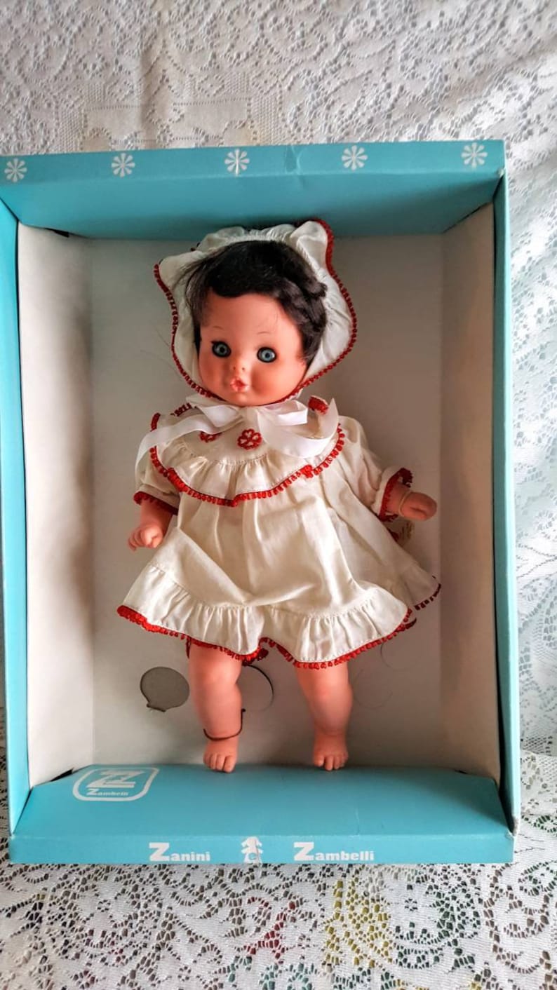 Vintage Zanini Zambelli Baby Doll Cloth Body Sears 1980s image 2
