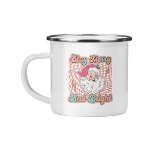 Stay Merry & Bright Santa Mug
