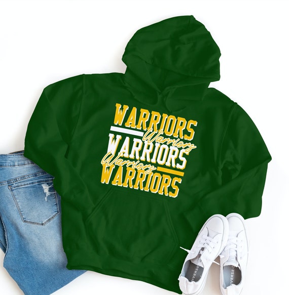 Yellow White Warrior Adult Team Spirit Gear Warriors