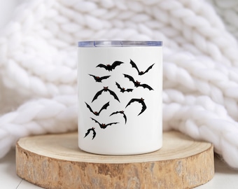 Bats Sipper Lid Mug | Halloween Mug