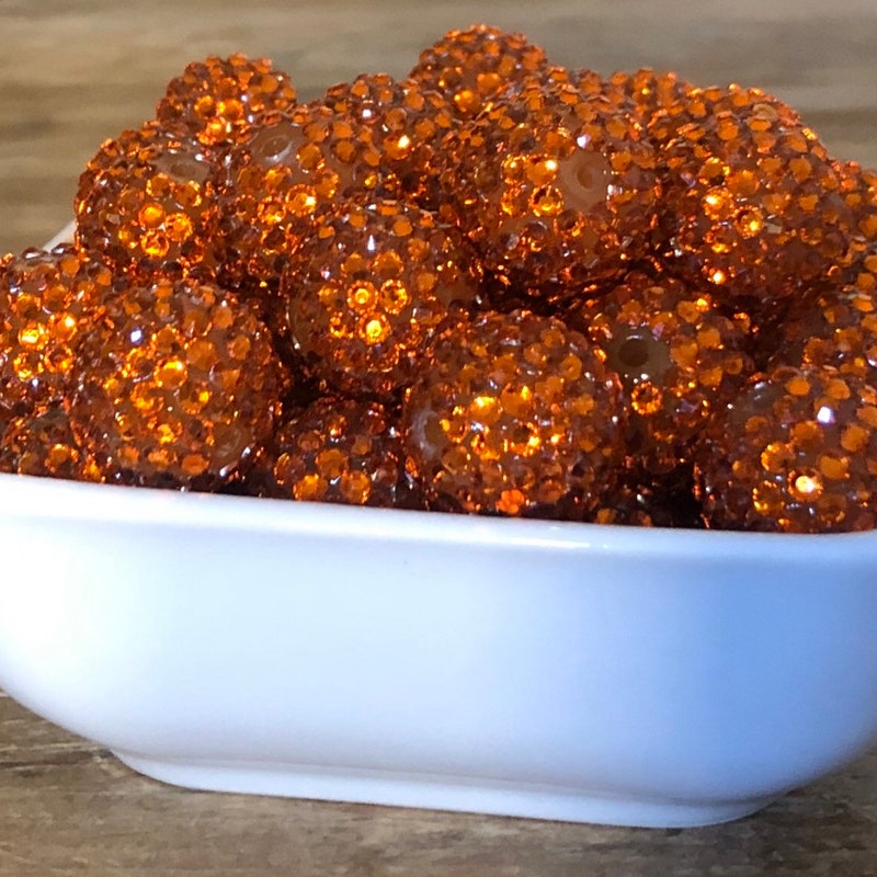 Orange Rhinestone - Etsy