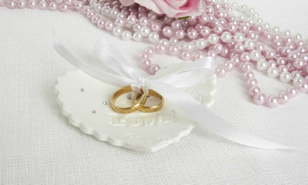 Ring Bearer Plate Rustic Ring Plate Swarovski Crystals Ring Etsy Canada