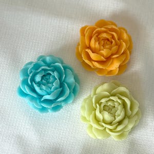 Party favor Peony soap favor Elegant Peony Soap Favor Floral Guest Soaps for Bridal Shower Wedding or Garden Party Scented baby shower favor