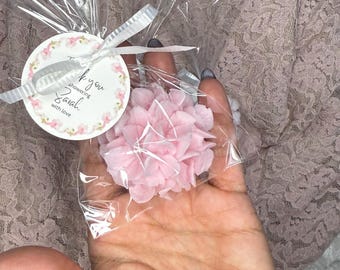 Bachelorette favor gift soap hydrangea Bach party favours scented bridal shower gift hen party raeady to give personalized - US Tariff Free