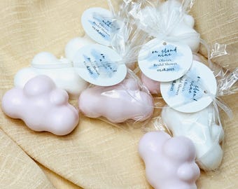 Baby shower favor on cloud nine soap favour bridal shower bachelorette party gift hen party cloud shaped soap baby shower - US Tariff Free