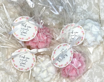 Bridal shower soap favor hydrangea soap favor bridal shower, bachelorette party gift hen party soap favour hydrangea favour - US Tariff Free