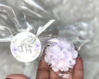 Bridal shower favor soap hydrangea party floral soap Bach party bachelorette gift hen party soap favour wedding hydrangea - US Tariff Free