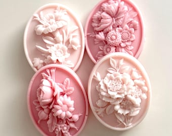 Personalized Bridal Shower Soap Favors Rustic Baby Shower Guest Soap Boho Bridal Shower Favor Garden party - US Tariff free
