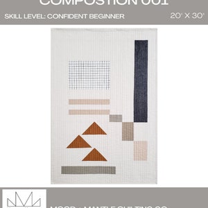 Nowoczesny geometryczny wzór narzuty na ścianę: minimalistyczny design (pobierz plik PDF)