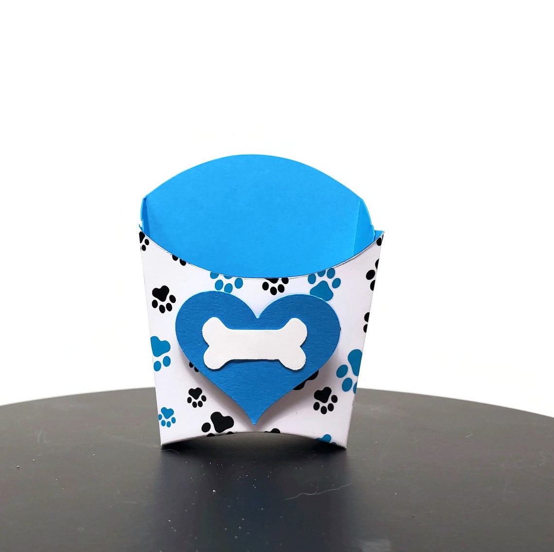 Paw Print Favor Boxes for Dog Birthday Party Dog Party Etsy