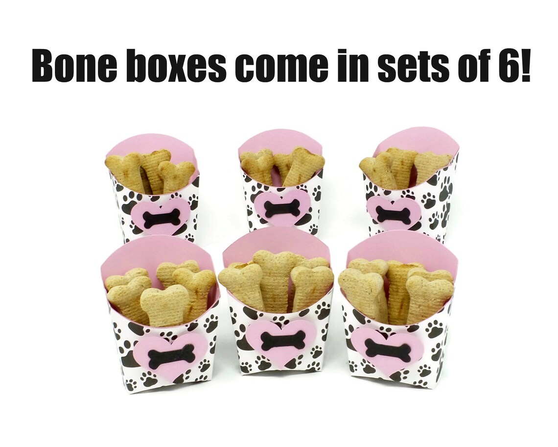 Puppy Birthday Party Dog Party Favors Paw Print Dog Etsy