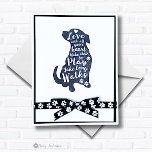 Dog Sympathy Card, Dog Memorial, Dog Condolence Card, Dog Bereavement Card