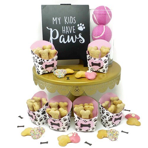 Paw Print Favor Bags for Dog Birthday Party Puppy Birthday Etsy