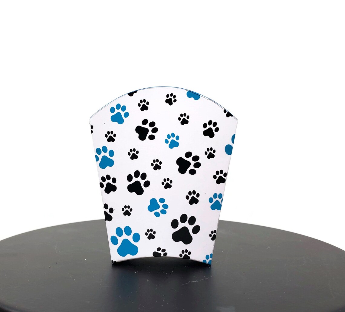 Paw Print Favor Boxes for Dog Birthday Party Dog Party Etsy