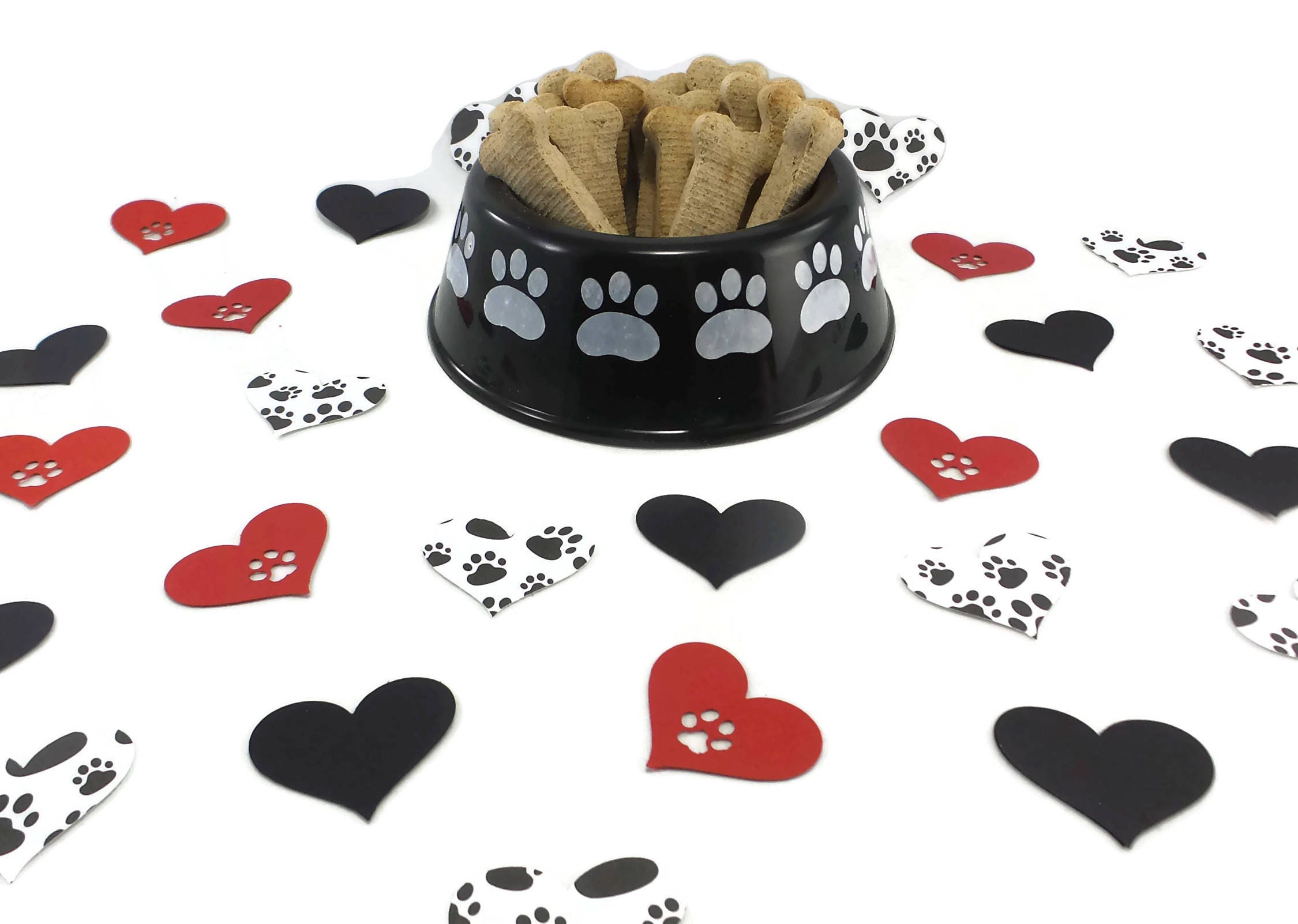 Dog Party Table Confetti Dog Birthday Party Dog Party Etsy