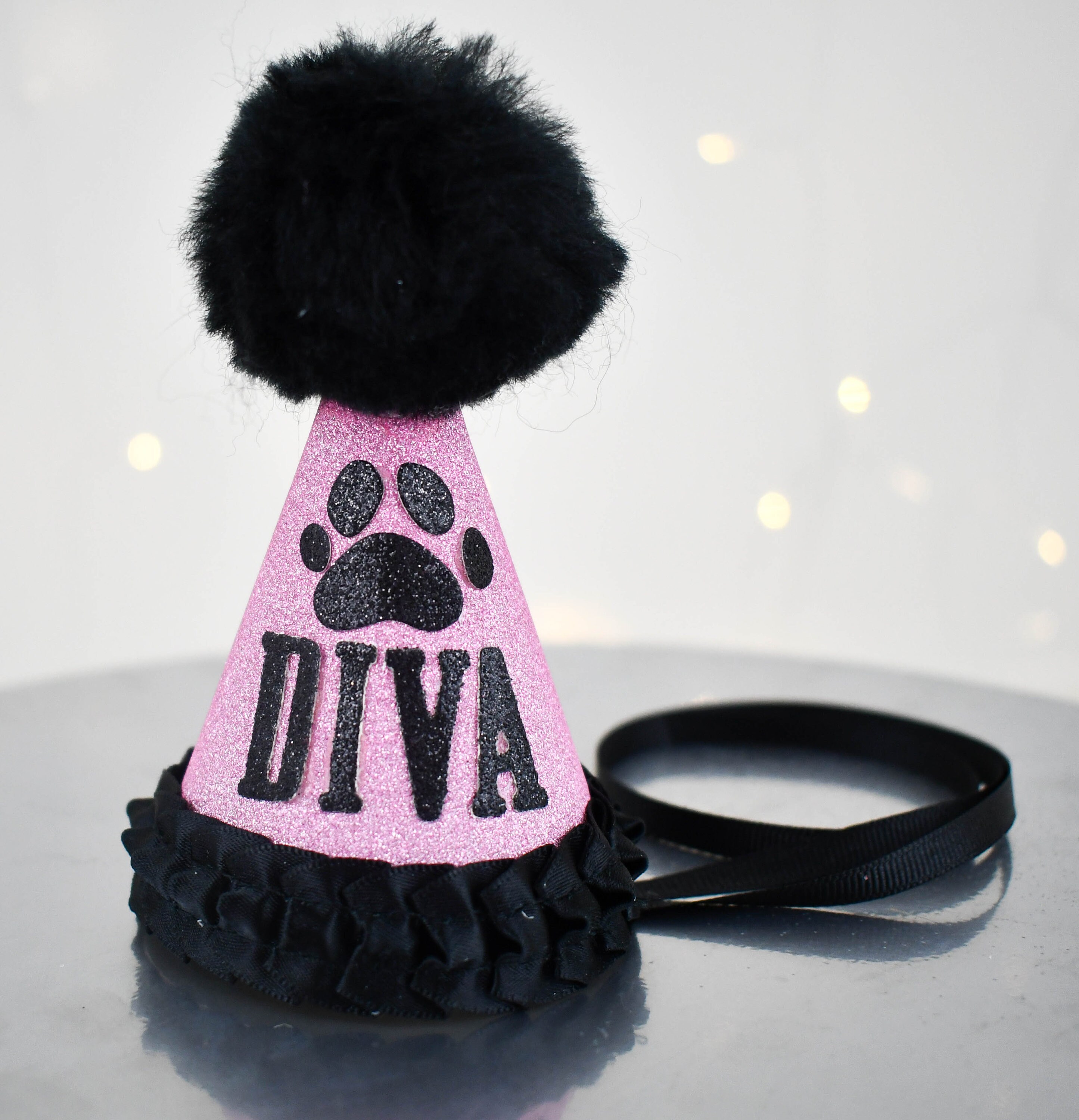 Pink Dog Birthday Hat Dog Party Hat Puppy Birthday Party Etsy