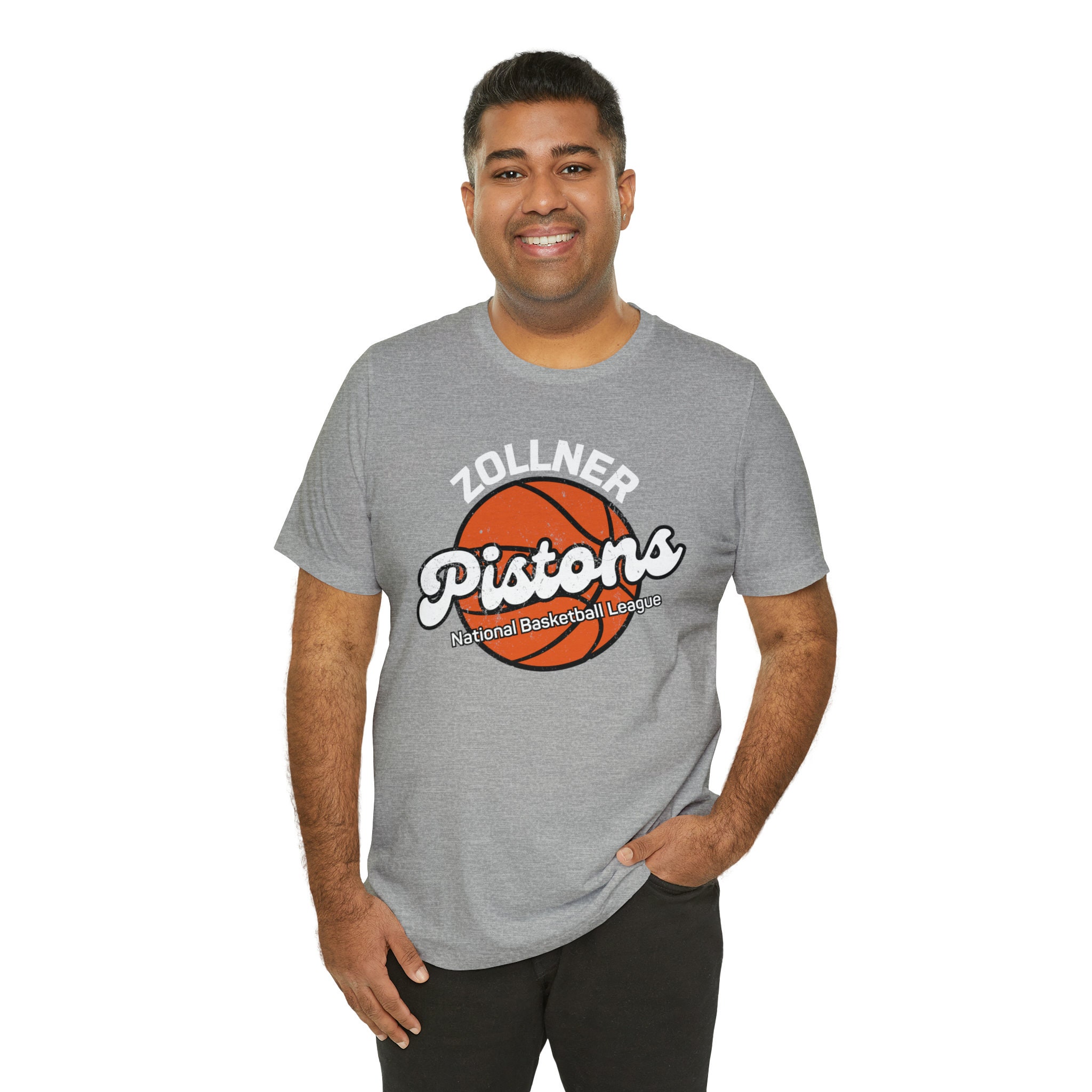 HenslerDesign Zollner Pistons T-Shirt Fort Wayne Pistons Gift for Dad Gift for Basketball Player