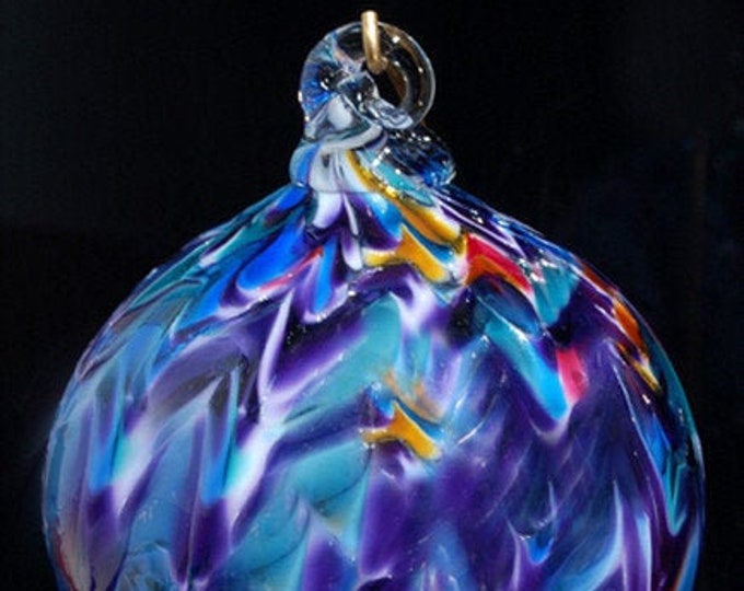 Blown Glass Ball Blown Glass Balls Hand Blown Glass Ball Etsy